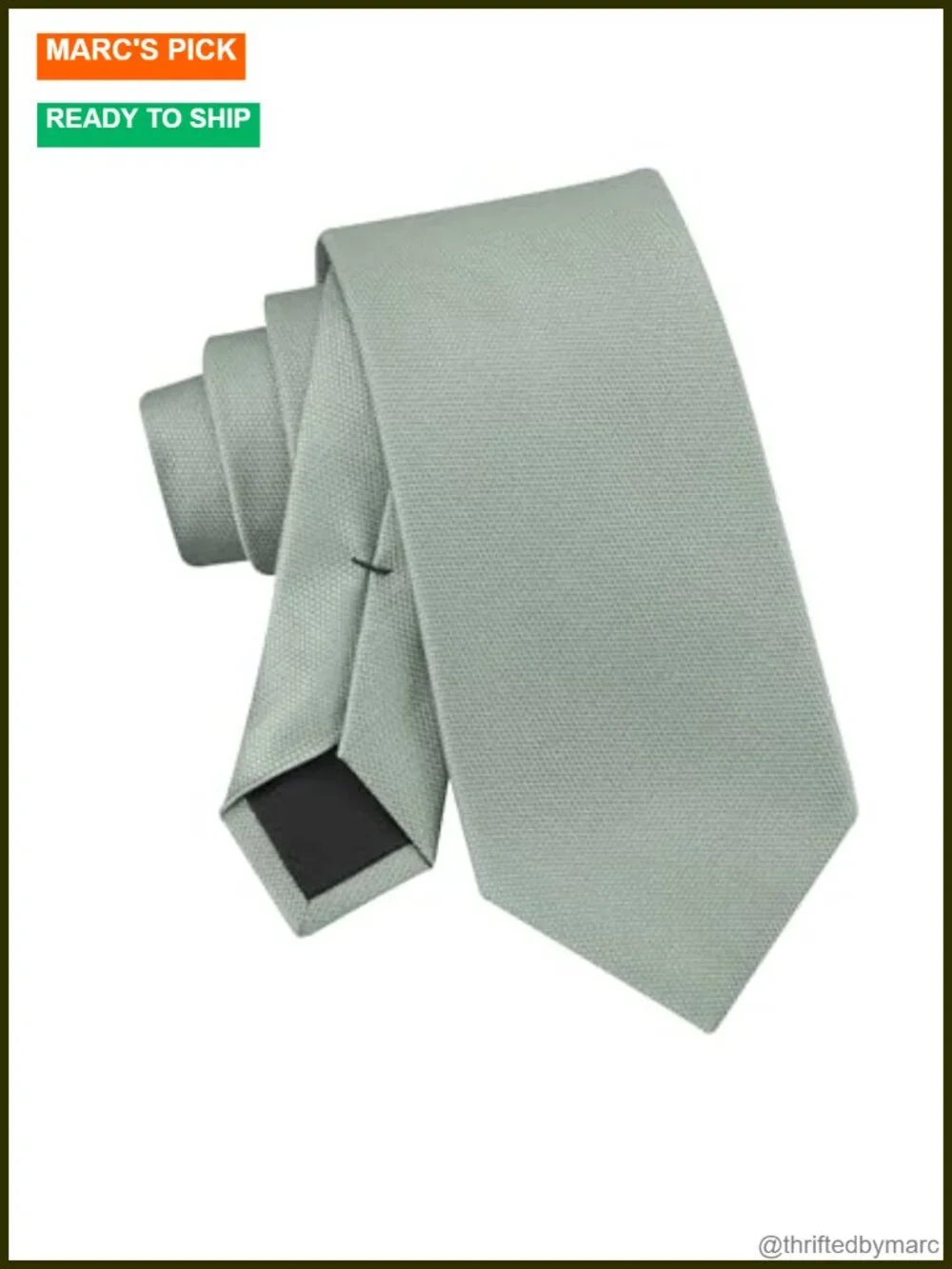 Calvin Klein Classic Solid Tie 3 1/8